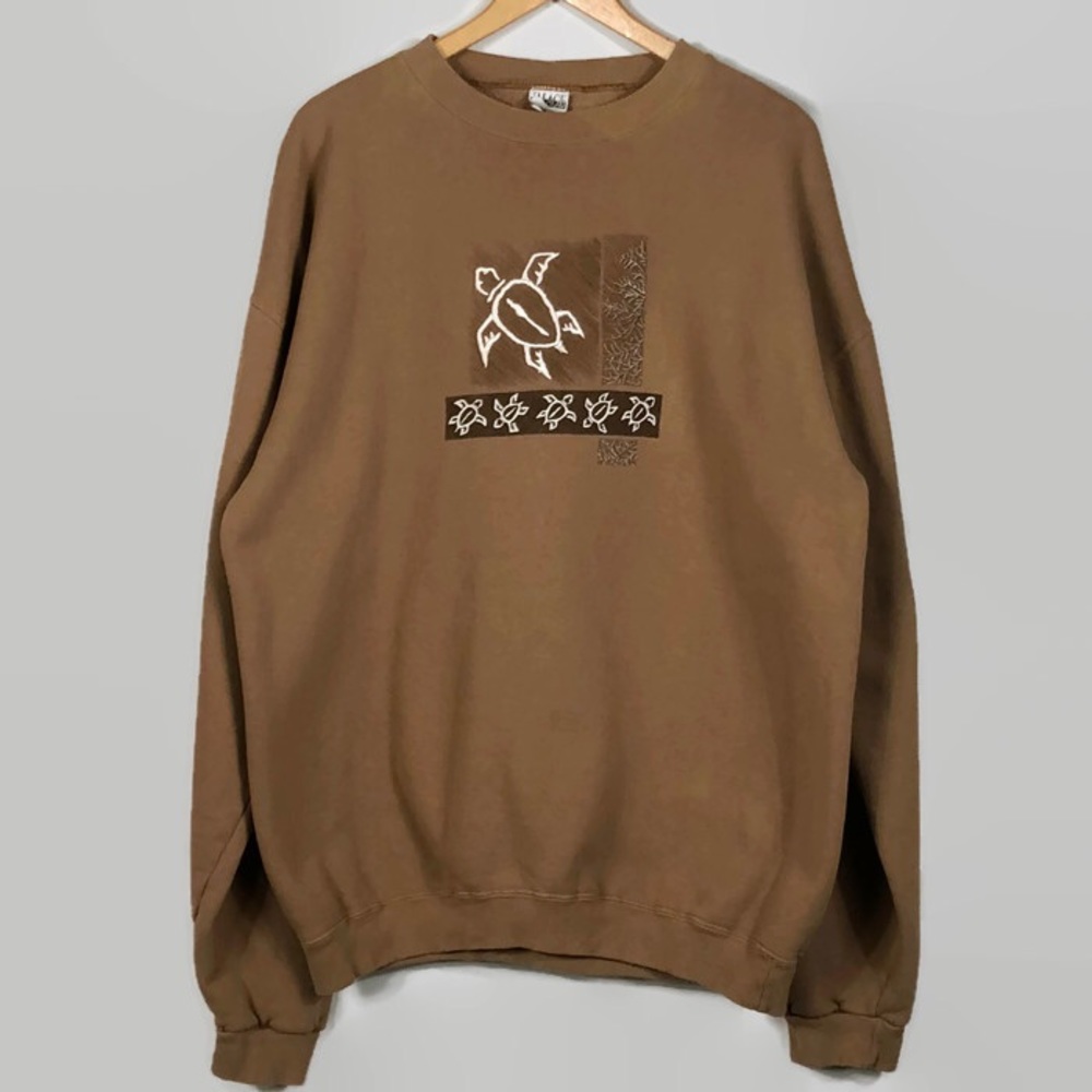 Ody Sea Aquarium Sea Turtle Sweatshirt Top